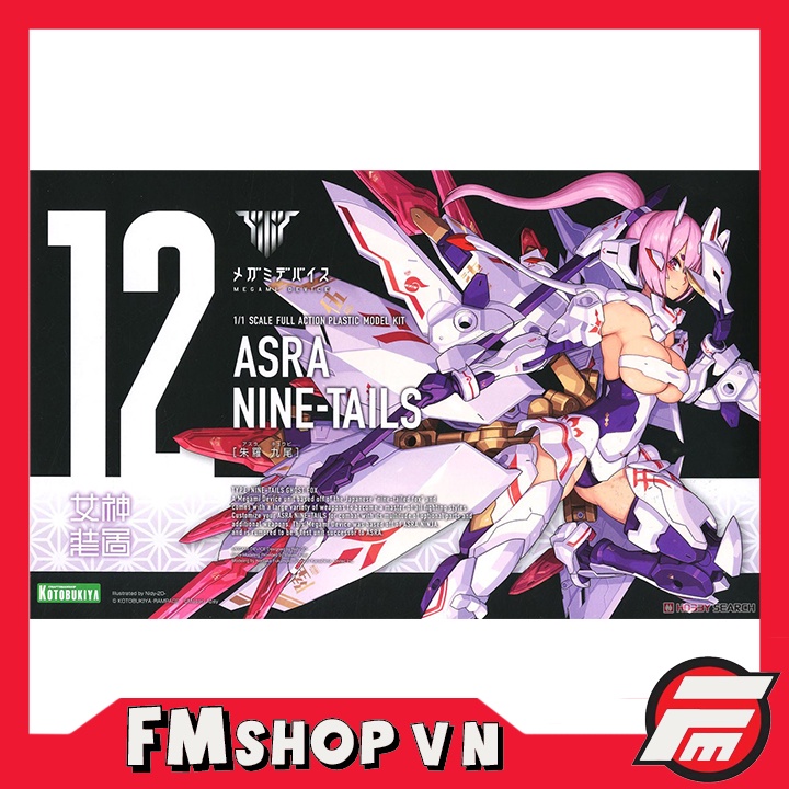 MÔ HÌNH NHÂN VẬT LẮP RÁP KOTOBUKIYA 12 ASRA NINE TAILS