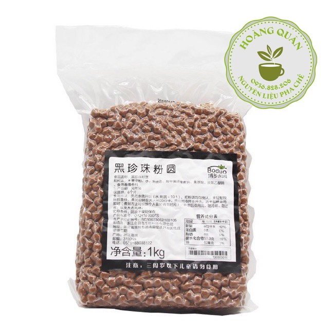 Trân Châu Đen Boduo gói (1kg)