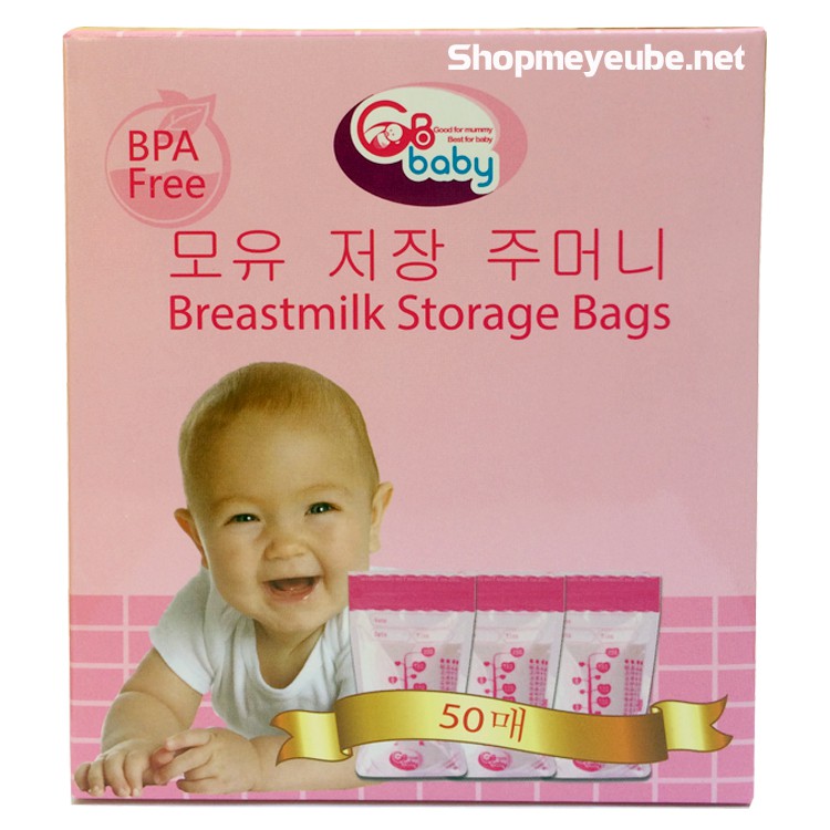 Hộp 50 túi trữ sữa GB Baby Hàn Quốc