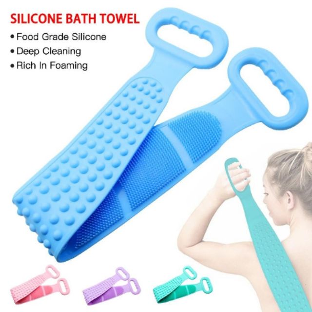 Dây tắm chà lưng silicone