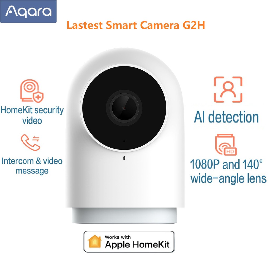 Camera IP giám sát Aqara G2H 1080p - tích hợp tính năng Hub trung tâm, hỗ trợ Apple Homekit, AI thông minh, Smarthome.