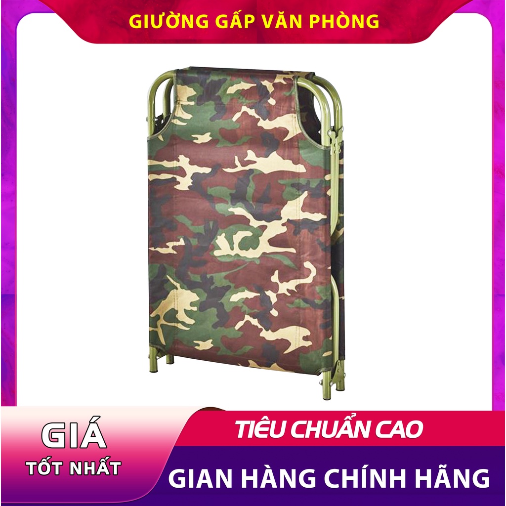 Giường gấp văn phòng, đi cắm trại, giường ghế gấp gia đình nhỏ gọn không rỉ, chịu tải lớn bền bỉ