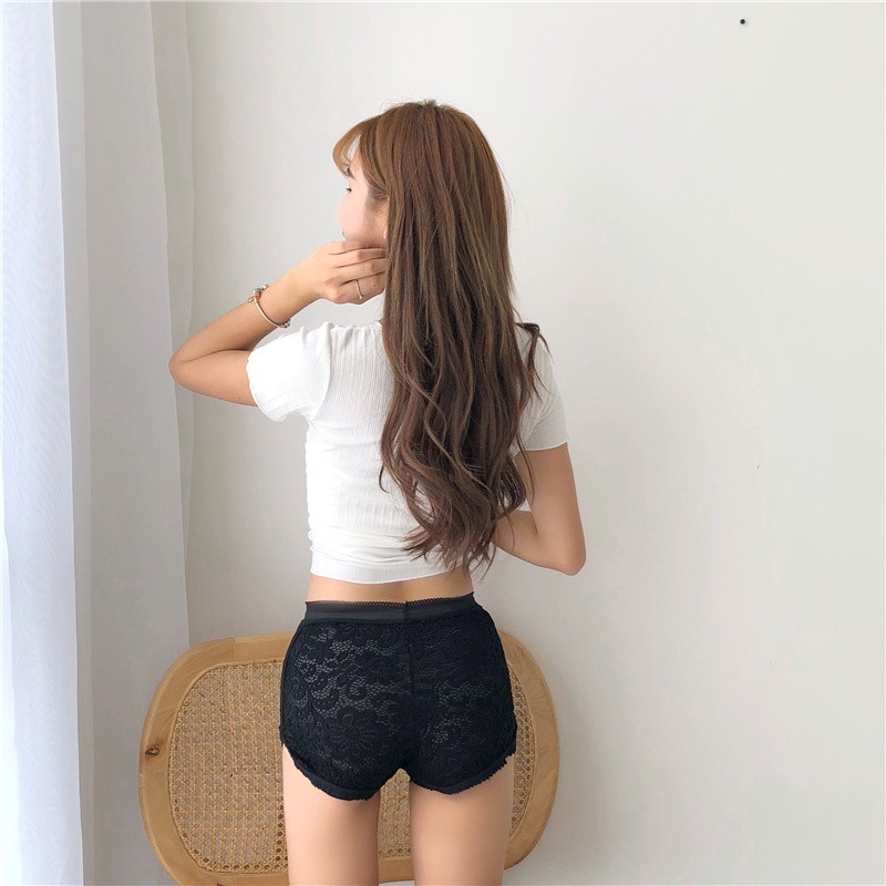Quần Mặc Váy Ren Lưng Lững Thoáng Mát, Quần Lót Nữ Lưng Thun - 019