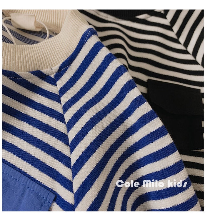 Áo thun dài tay dáng rộng thời trang hàn quốc dành cho bé trai