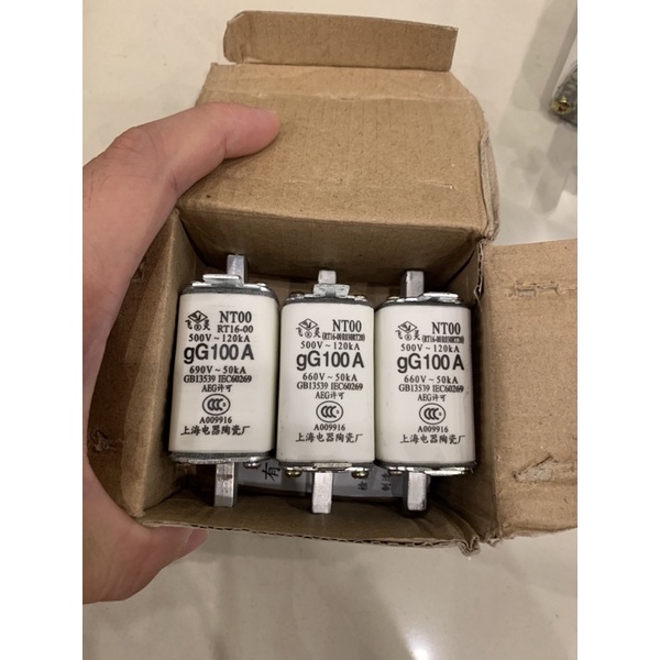 Cầu chì sập 50A ,63A, 80A trong điện công nghiệp