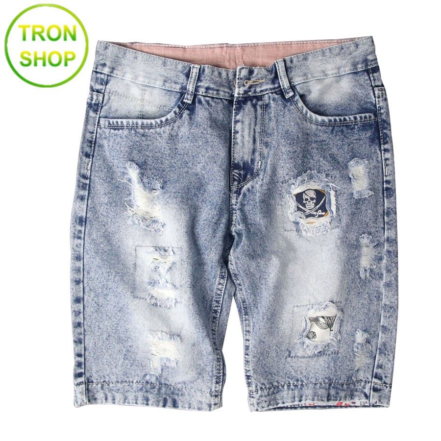 Quần short nam jean TS648  vải bền đẹp Tronshop chuyên quần nam