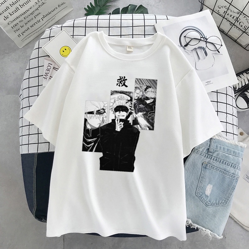 Áo Thun Tay Ngắn In Hình Anime Nhật Bản Thời Trang Unisex