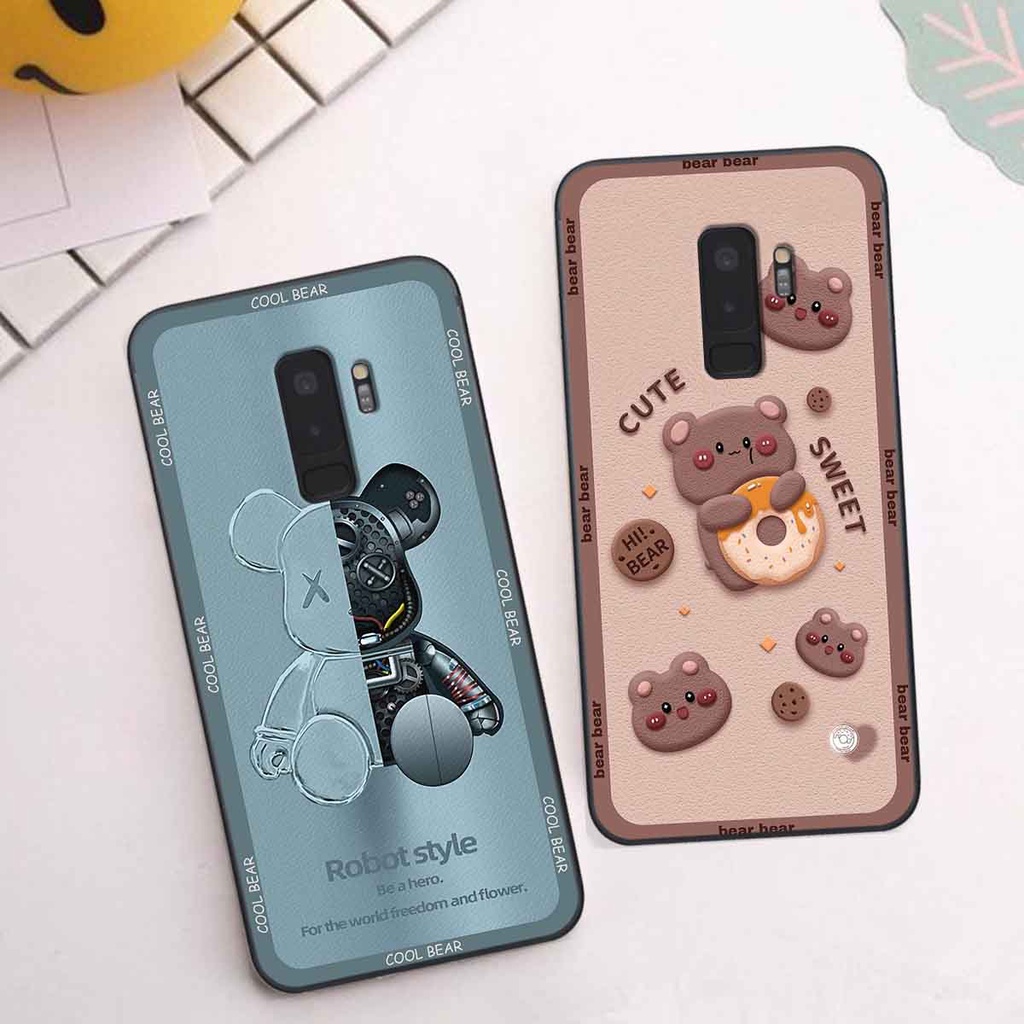 Ốp Samsung S9 / S9 Plus / S9+ bear brick, gấu đáng yêu, dễ thương