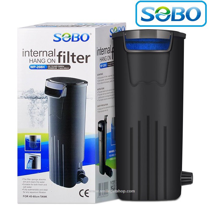 MÁY LỌC THÁC NƯỚC HỒ CÁ SOBO WP-208H