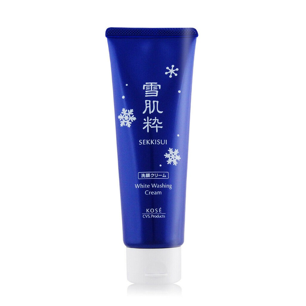 Sữa rửa mặt làm trắng sáng da Kose Sekkisui White Washing Cream 120g