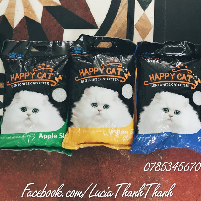 [PET XINH] 🐾🐱HAPPY CAT - CÁT VỆ SINH CHO MÈO 5L🐾🐾