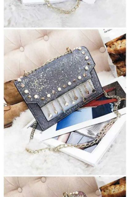 [NGHIE1212 giảm 20%]Túi bling bling lấp lánh tua rua | BigBuy360 - bigbuy360.vn