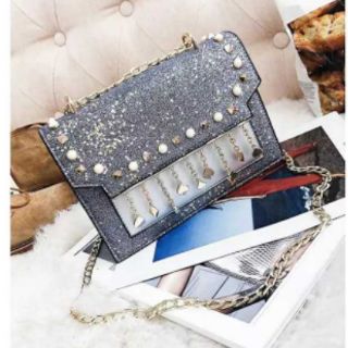 [NGHIE1212 giảm 20%]Túi bling bling lấp lánh tua rua