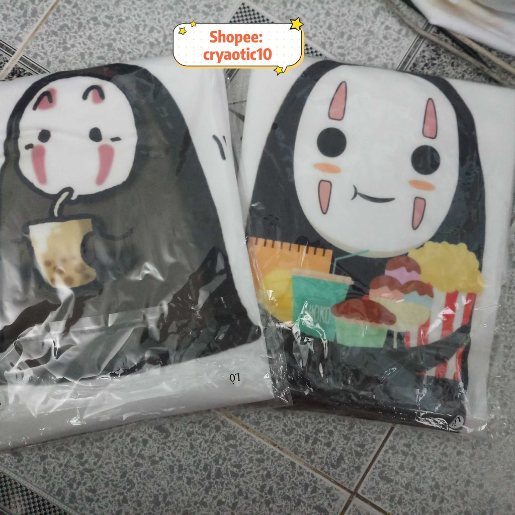 Set vô diện Spirited Away + quần shot cartoon No Face Vô diện noface unisex