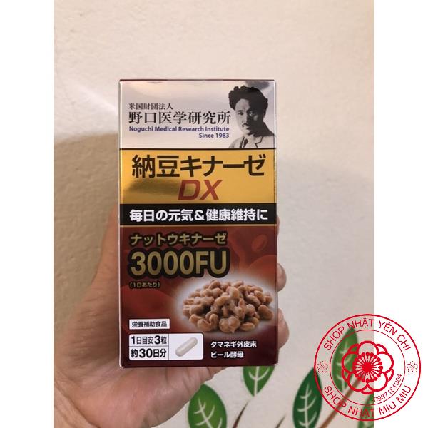 Viên uống Chống đột quỵ NOGUCHI NATTO KINASSE Nhật bản 2000fu/ 3000fu/ 4000fu/ 5000fu