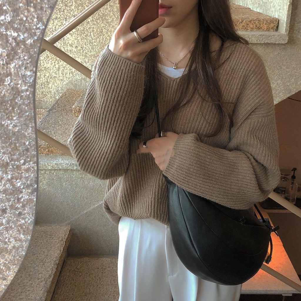 Túi Đeo Chéo Da Mềm Phong Cách Hàn Quốc Thời Trang Cho Nữ