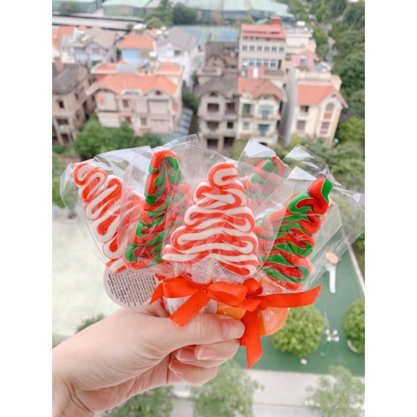 Kẹo mút hình cây - kẹo nghệ thuật handmade