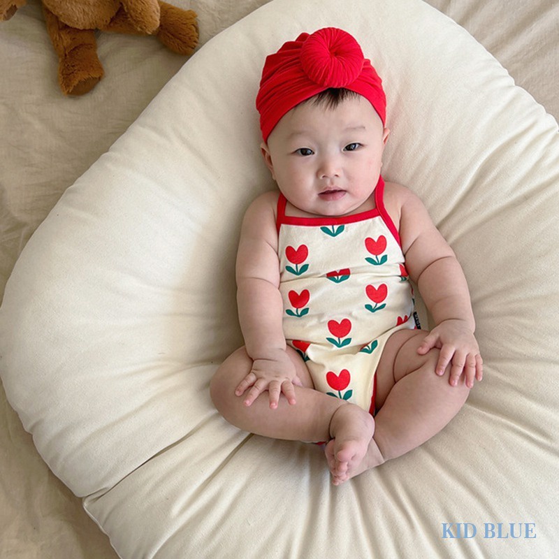 Bộ Áo Liền Quần Hai Dây Thời Trang Mùa Hè Cho Bé Gái