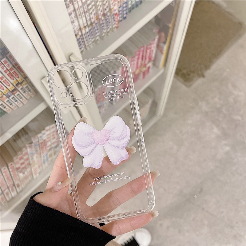 Phù Hợp Ốp Điện Thoại Kiểu Khung Ảnh In Họa Tiết Nơ Cho Iphone 12 / 13Promax 11 xsxr678