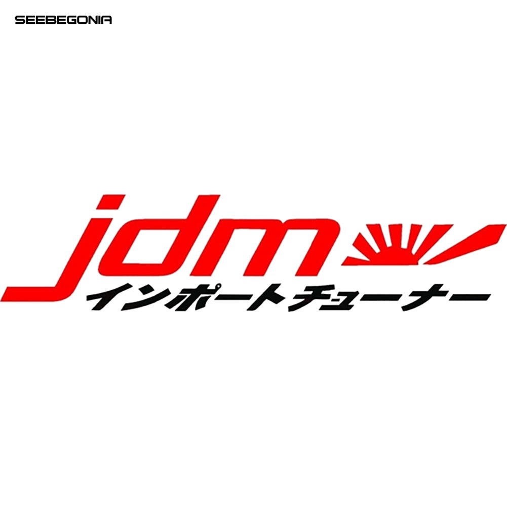 Decal DáN Trang Trí Xe Hơi Chữ NhậT BảN SBG JDM PhảN Quang