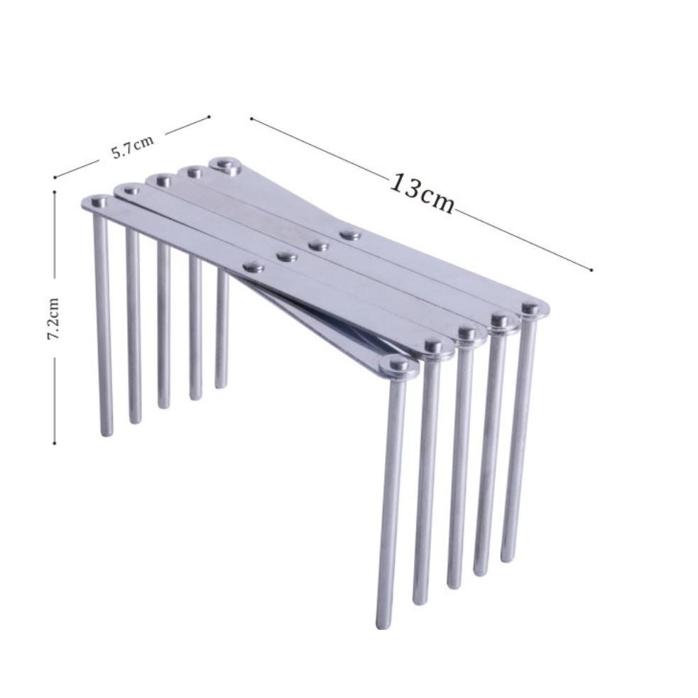 Giá úp đĩa, vung Inox đa năng Zíc Zắc