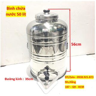 BÌNH CHỨA INOX LOẠI 50L