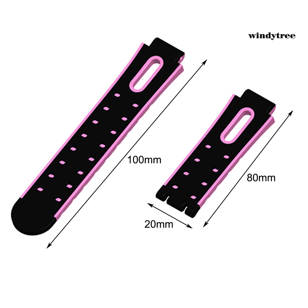 Dây đeo silicon mềm chống thấm nước thay thế 15mm cho đồng hồ trẻ em