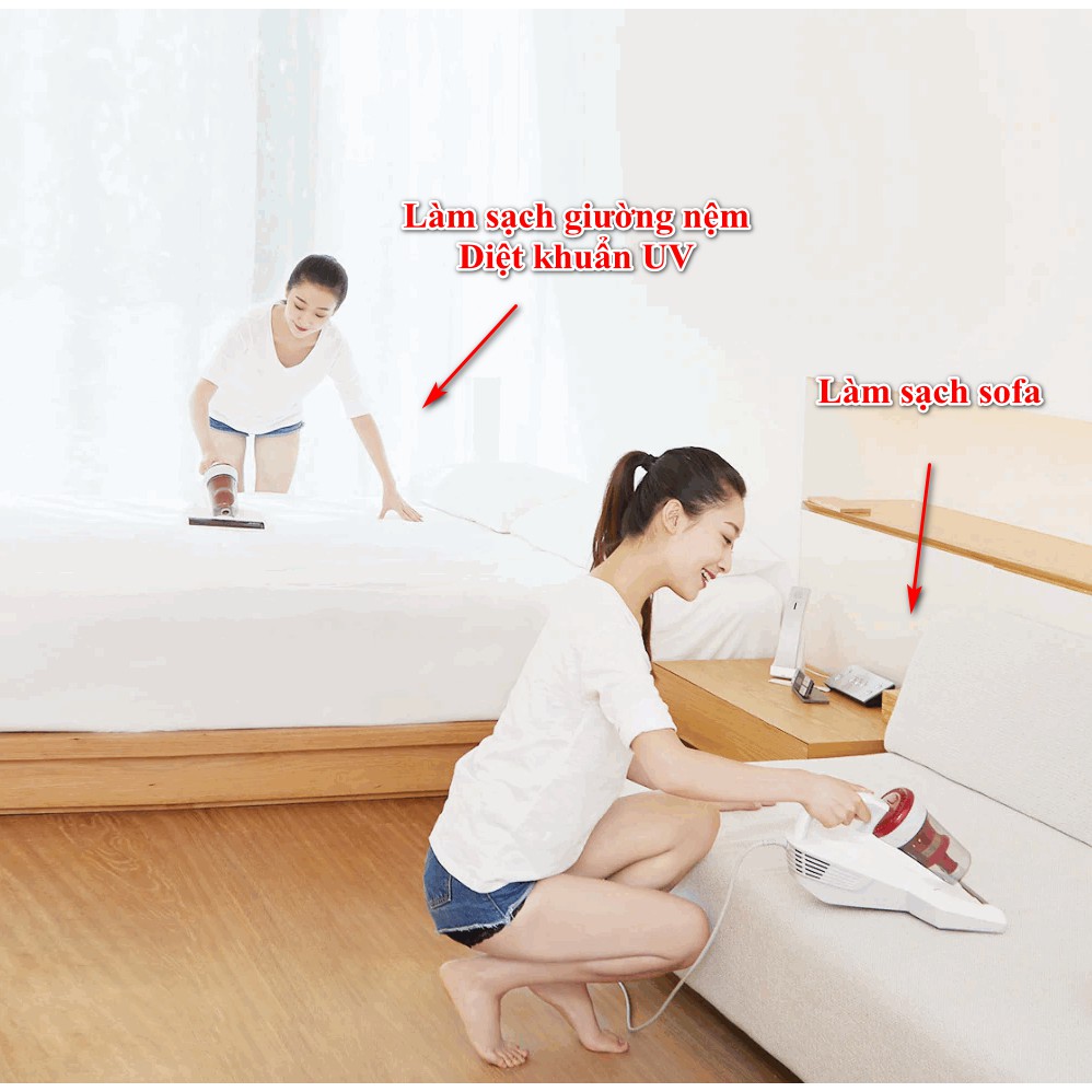 Máy hút bụi giường nệm diệt khuẩn Jimmy JV11 hút sạch bụi bẩn, lông tóc công nghệ UV-C | BigBuy360 - bigbuy360.vn