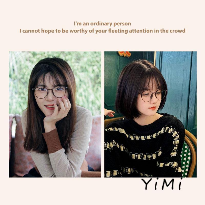 【Chất lượng sang trọng】Gọng kính mắt thời trang nam nữ  dáng tròn cá tính chất liệu nhựa dẻo