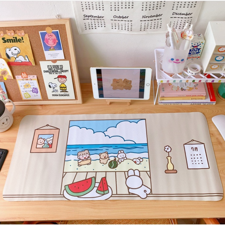 Pad, lót chuột chơi game cute , Bàn di chuột máy tính chống nước giá rẻ - Quà tặng bạn bè người thân dễ thương ý nghĩa