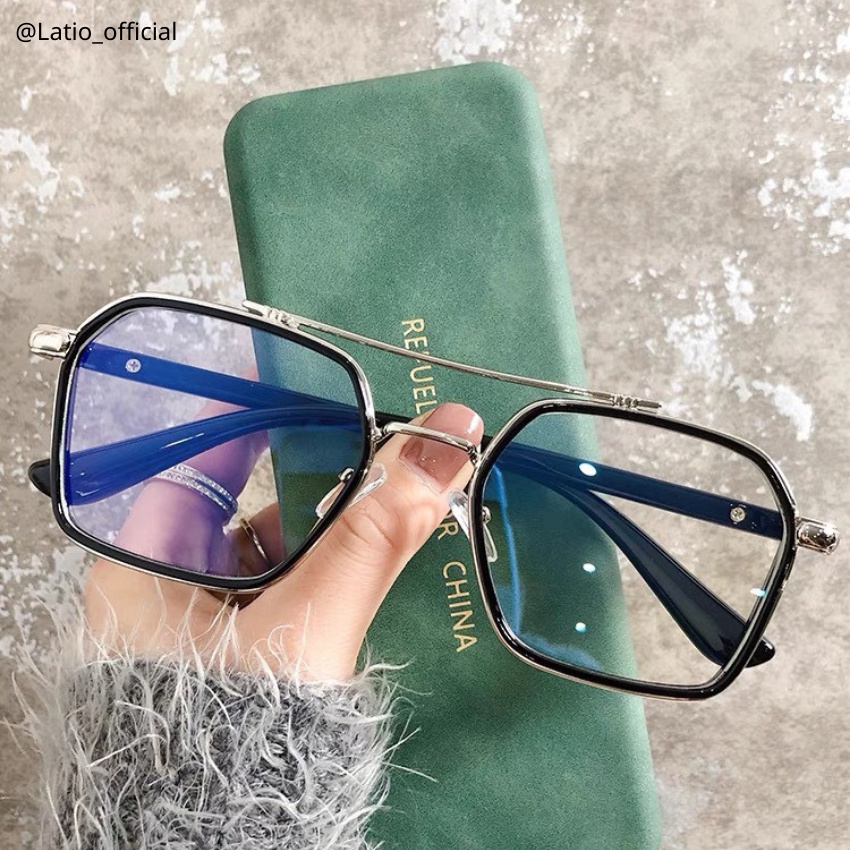 Kính mắt nữ LATIO kính mắt thời trang cao cấp 2023 thiết kế tinh tế tỉ mỉ với nhiều Gang màu - KM51
