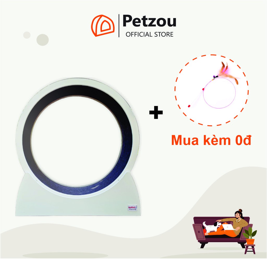 Bánh Xe Chạy Bộ Cho Mèo Catwheel CW001 – Nội Thất Thú Cưng Petzou