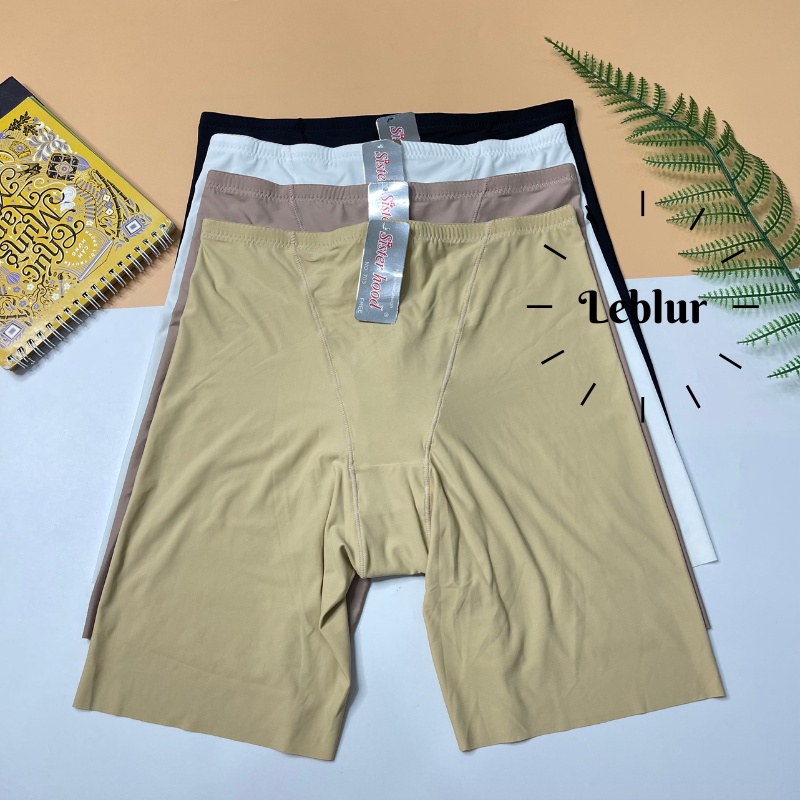 Quần đùi nữ mặc trong váy, quần bảo hộ size lớn chất su, chip thun lạnh co dãn Thái Lan Sisterhood 703, Leblur
