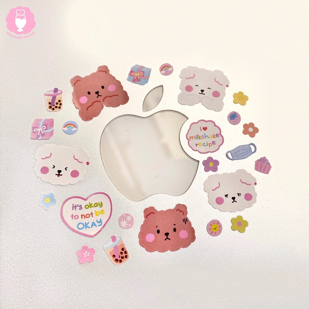 Sticker Milkeshake Recipe - Sticker trang trí hình đa dạng theo chủ đề