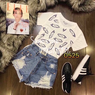 Quần short jean nữ thời trang cao cấp ms09