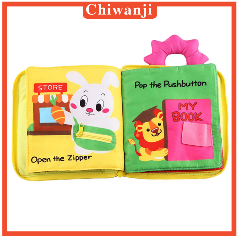 Sách Vải 3D Mềm Mại Giáo Dục Sớm Cho Bé