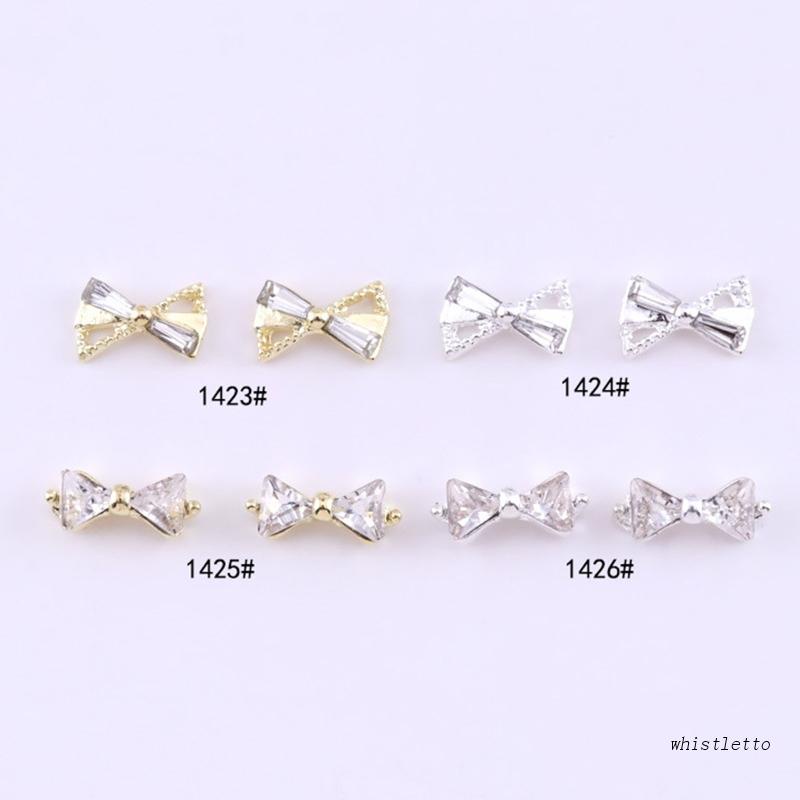 Hộp Chi Tiết Nơ 3D Trang Trí Móng Tay Nghệ Thuật Độc Đáo