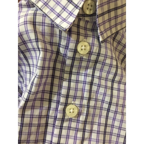 Áo Sơ Mi Cho Bé VAN HEUSEN Xuất Xịn Chất Cao Cấp Caro Tím