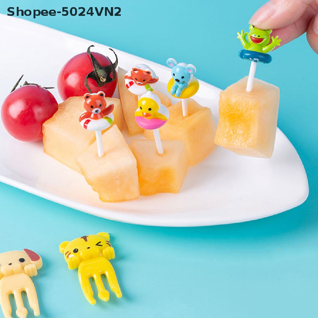 [Mới &amp; Halloween &amp; halloween] Nĩa Ăn Trái Cây Mini Dễ Thương Cho Bé