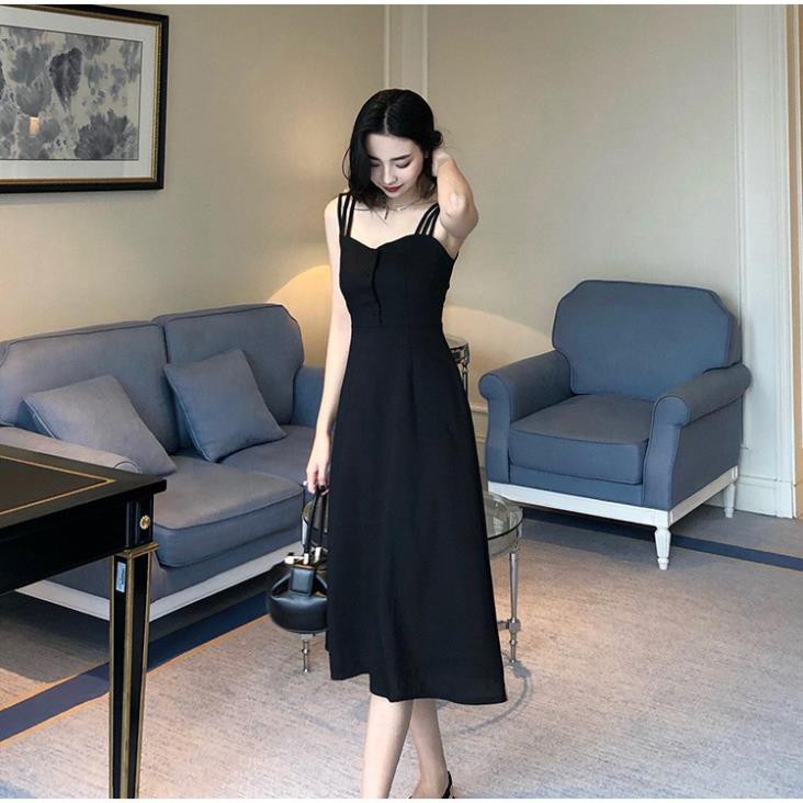 ĐẦM XÒE ĐẦM DÁNG XÒE | ĐẦM HAI DÂY SIÊU XINH | BigBuy360 - bigbuy360.vn