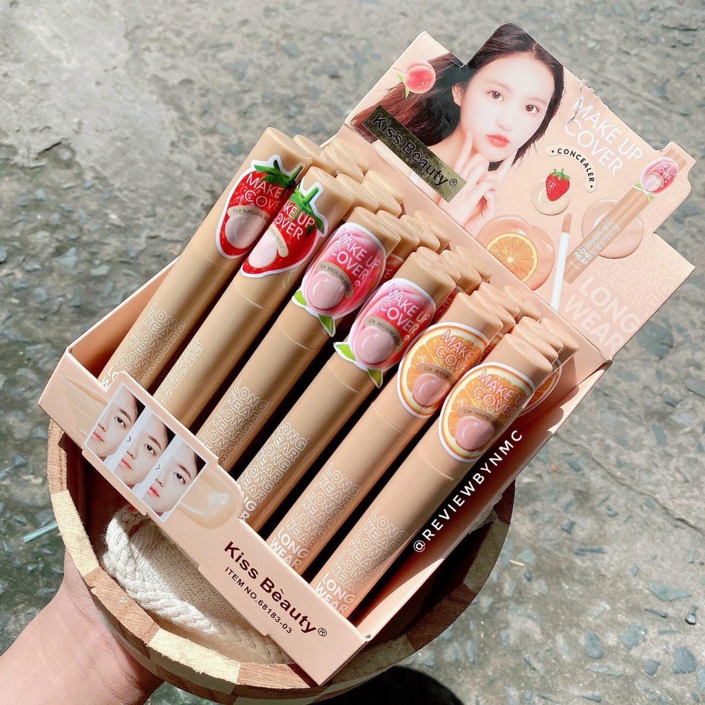 Kem Nền Che Khuyết Điểm KissBeauty Concealer Long Wear Vị Trái Cây - Kem Che Khuyết Điểm Kiss Bèauty Mã 68183-03 | BigBuy360 - bigbuy360.vn