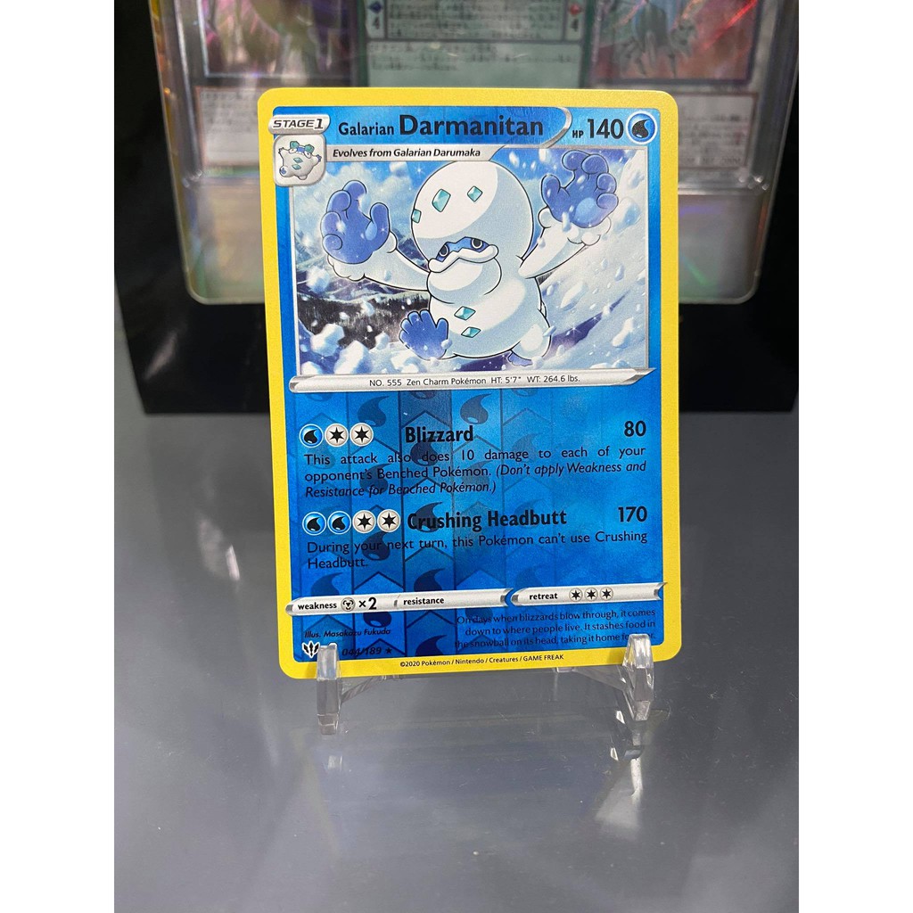 [ Dưa Hấu Yugioh ] Lá bài thẻ bài Pokemon Galarian Darmanitan