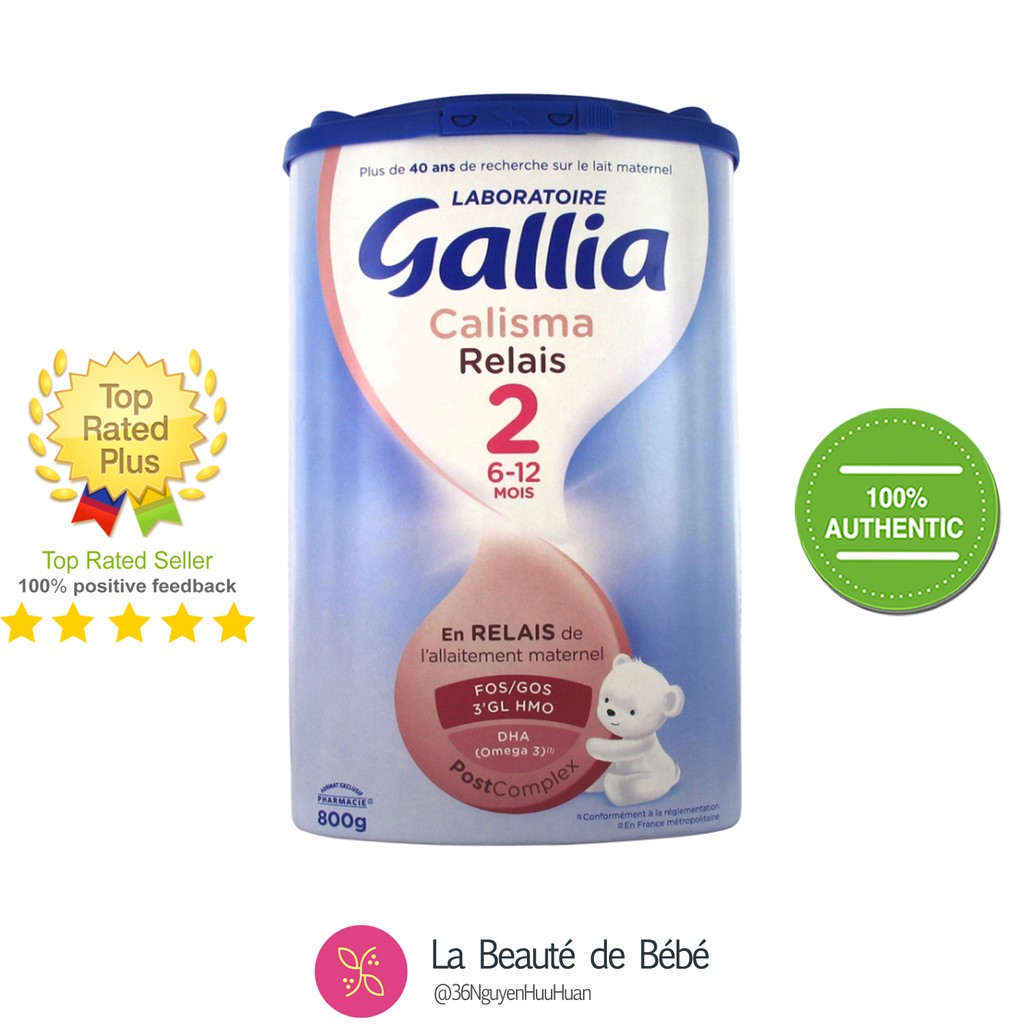 Sữa bột Gallia Calisma Relais số 2 800g [HSD 2 Năm Kể Từ Ngày Sản Xuất]