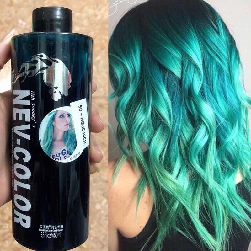 Nhuộm màu phủ bóng ngọc bích, thuốc nhuộm phu bóng Nev-color