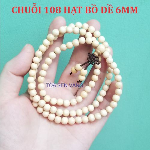 Vòng Chuỗi Hạt Gỗ Bồ Đề - Chuỗi 108 Hạt Quấn Đeo Tay Cổ Tay Nhiều Vòng