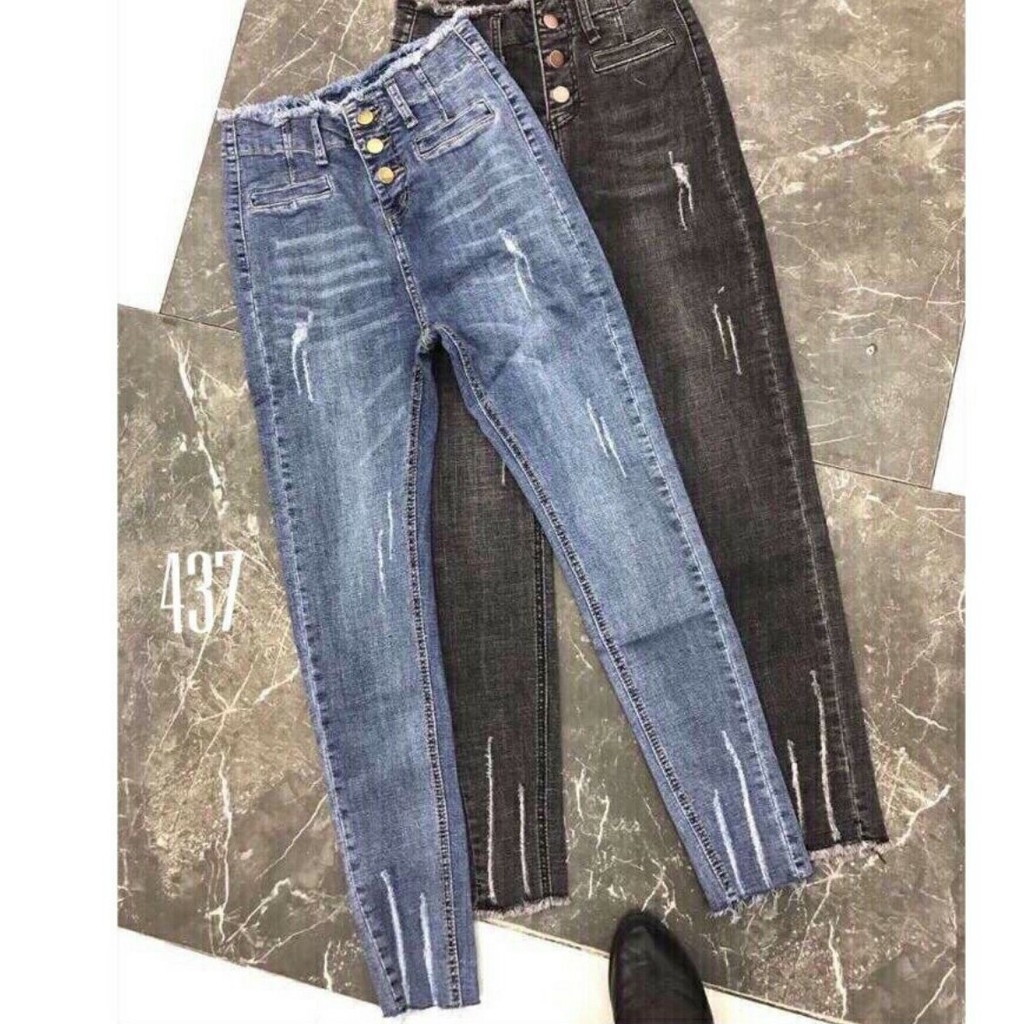 Quần Jeans Nữ Mẫu Mới Chất Siêu Đẹp-437