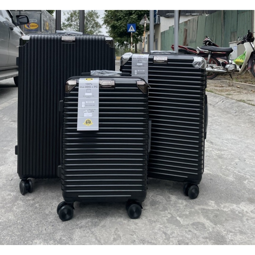 Vali kéo du lịch SIZE 28 / 24 /20 CHỐNG BỂ VỠ- CHỐNG RẠCH MÓC- CHỐNG XƯỚC - (BH 10N)