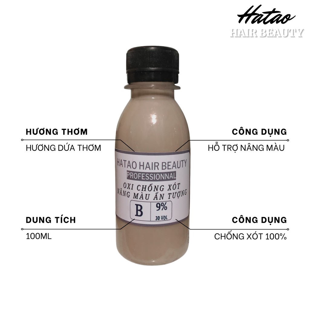 Oxi Kami/Trợ nhuộm 100ml, hương socola, chống xót, chống rát.