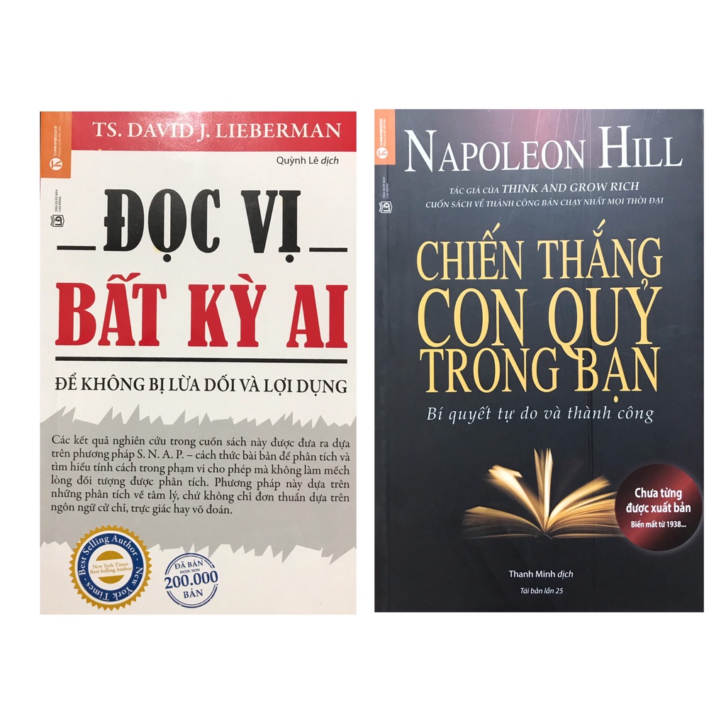 Sách - Combo Đọc vị bất kỳ ai + Chiến thắng con quỷ trong bạn