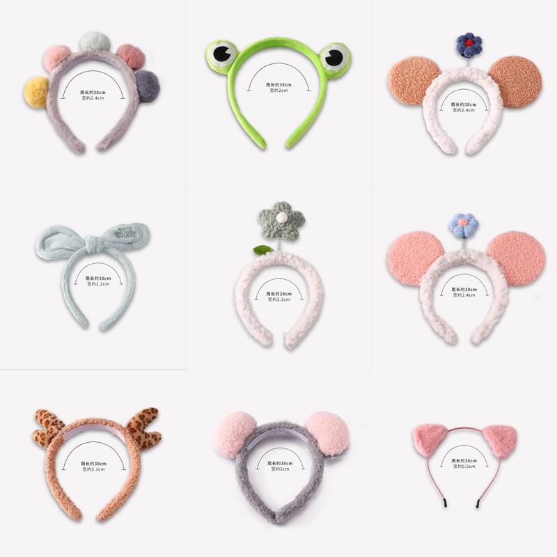 Cài tóc đính tai động vật đáng yêu cho bạn nữ